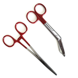 DUO Verbandschaar + Kocher Rood