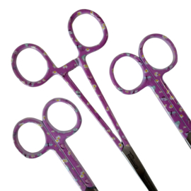 Zorgscharen-set Summer Vibes Lilac (kocher-verpleegkundige schaar & verbandschaar)