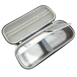 Luxe hard case Stethoscoop etui - print rood hart