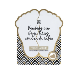 Relaxing voetmasker - Vandaag een stapje terug