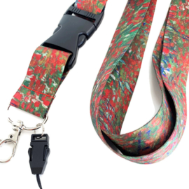 Lanyard - keycord - Van Gogh - Klaprozen