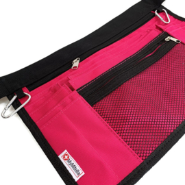 EXTRA LARGE zorgtas donker Roze