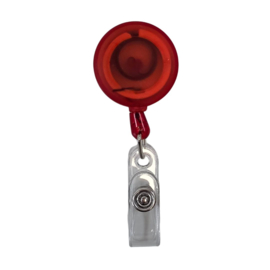 Zipper - Jojo basic TRANSPARANT- Rood
