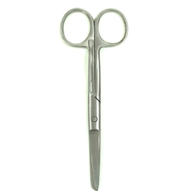 Verpleegkundige schaar stainless steel + klem