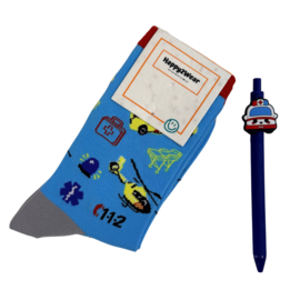 Ambulance special - Cadeau sokken + pen