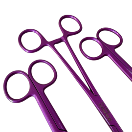 Kocherklem - verpleegkundige schaar & verbandschaar - Metallic Fuchsia