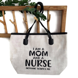 Schoudertas Verpleegkunde -Non Scared - Mom & Nurse Naturel