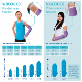 Bloccs Zwemhoes & douchehoes | volwassen hele arm