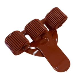 Pennenhouder clip (3 pennen) terracotta