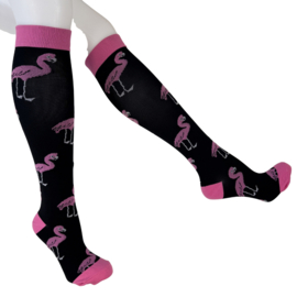 Compressie kousen - Flamingo