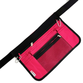 EXTRA LARGE zorgtas donker Roze