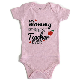 Baby rompertje Roze - Mommy  Teacher
