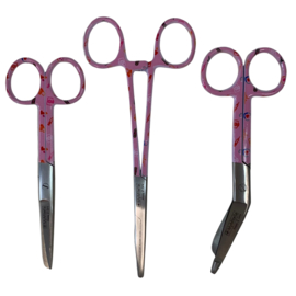 Pink Care - scharen set  zorg (kocher-zorgschaar-verbandschaar)