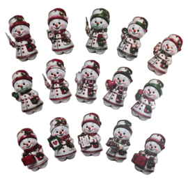 Kerstboom hangers zorg (15stuks) Kerstdecoratie