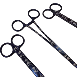 Scharenset zorg Platina bloem Blauw (3-set)