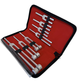 Set Medische stemvorken | Etui met 7 varianten