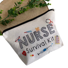 Canvas Tasje voor tools, pennen en cosmetica - NURSE
