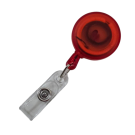 Zipper - Jojo basic TRANSPARANT- Rood
