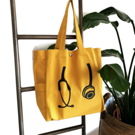 Trendy Canvas Bag - Stethoscoop OKER - MOSTERD