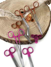 Scharenset Metallic handvatten - PINK (kocher - verpleegkundige schaar & verbandschaar)