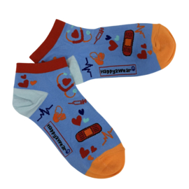Enkelsokken zorgprofessional Happy2Wear - Blue Care