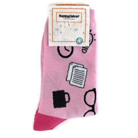 H2W Pink Kantoor en Secretaresse - Sokken