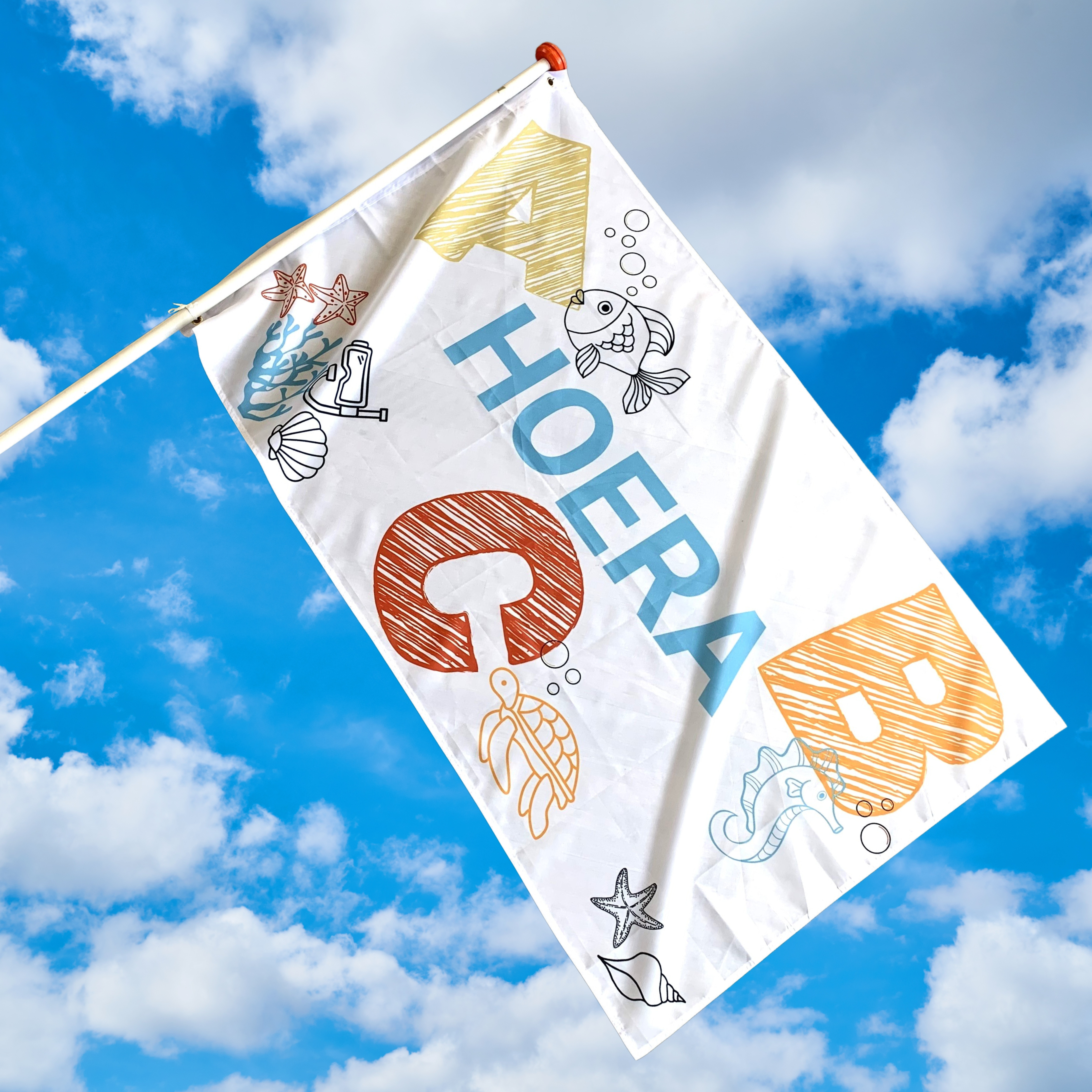 Vlag Zwemdiploma A-B-C behaald