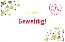 Cadeaukaartje: Jij bent geweldig!