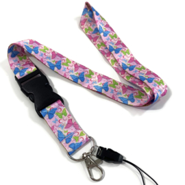 Lanyard - keycord - Vlinder