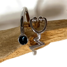 Ring - Love to Care - turquoise (925 silver)