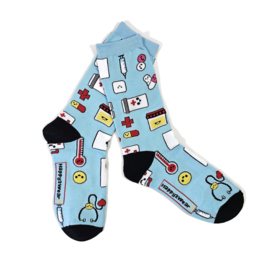 Happy2Wear Zorgsokken Pills & More Aqua