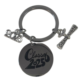 Sleutelhanger Class of 2025 - Zilver