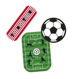 Stoere pleisters voetbal - blikje Moses