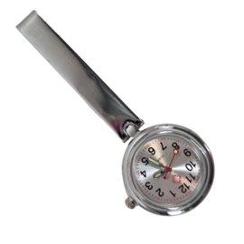 Luxe Verpleegster horloge Moderne clip Zilver