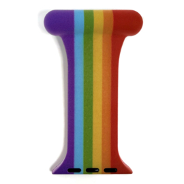 Siliconen bandje  Apple watch - Verpleegkunde Regenboog