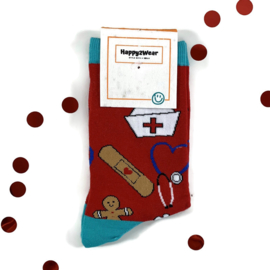 Happy2Wear Kerstsokken  Gingerbread