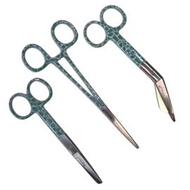 Zorgscharen-set Giraffe Sage (kocher-verpleegkundige schaar & verbandschaar)