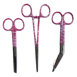 Pink Zebra - scharen set  zorg (kocher-zorgschaar-verbandschaar)