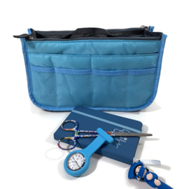 Tas-in-tas organizer | Lichtblauw