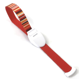 Stuwband - tourniquet MyMitella - Strepen Rood