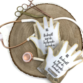 100%LEUK - Handmasker - Bedankt voor je helpende handen
