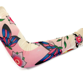 Gips sleeve Pink Garden & Butterfly