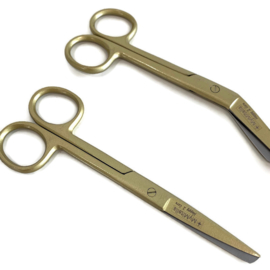 Verbandschaar + Verpleegkundige schaar Metallic Gold (2.0 set)