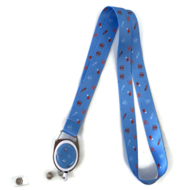Badge Jojo & sleutelkoord - Blue Care - Mix & Match