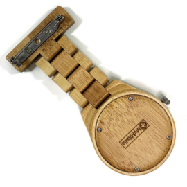 Zorghorloge Hout MyMitella - WOOD Naturel