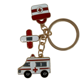 Sleutelhanger Zorg | Ambulance, Pleister & dokterstas