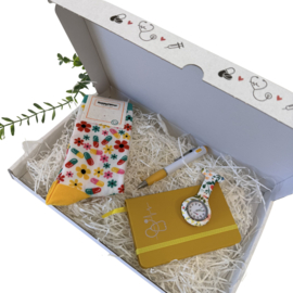 Zorg Cadeau pakket - BOOST on TIME  - geel
