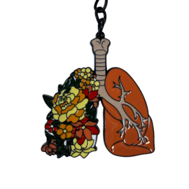 Sleutelhanger Longen - Longafdeling - Bloemen