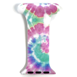 Siliconen bandje  Apple watch - Verpleegkunde Tie dye