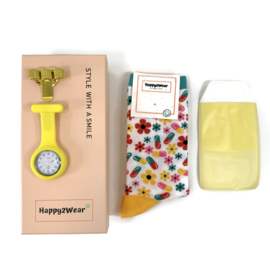 Style with a Smile -  zorgtools in geschenkdoos  - GEEL
